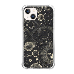 KatocZarl Vintage Zodiac Phone Case Compatible with iPhone 15，Witchcraft Celestial Planets Phone Case for iPhone 15 for Women Men Cool Trendy Design TPU Bumper Protective Cover Case