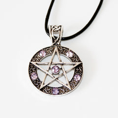 Star Pendant Necklace with Satan Symbol Design