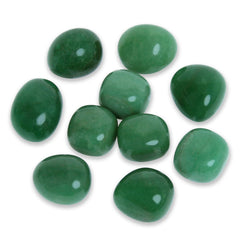 Namzi Brazilian Tumbled Polished Natural Green Aventurine Crystals Crystals and Healing Stones Quartz Bulk for Wicca Reiki Healing Energy Chakra Stones Witchcraft Supplies(10 Pcs)