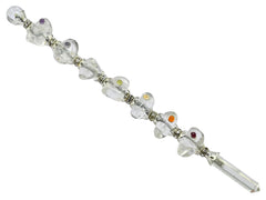 Crystal Chakra Wand Healing Crystal Wands Witchcraft - Clear Quartz Tumbled Crystal Wand for Meditation Witchcraft Healing Yoga Magic and More - Crystals and Healing Stones Gift