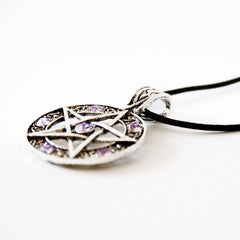 Star Pendant Necklace with Satan Symbol Design