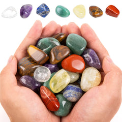 Large Crystals and Healing Stones 1 Lb/450g Chakra Crystals Stones Bulk for Spiritual Meditation Reiki & Wiccan Decor Supplies Gemstone Crystal Gift for Women